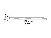  Revestimento em Poliestireno Nero Linhas Jequitibá 162mm | Santa Luzia - 30881