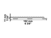 Revestimento em Poliestireno Nero FrisadoJequitibá 162mm | Santa Luzia - 30884