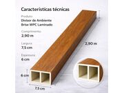  Divisor de Ambiente Brise WPC Laminado Freijó - 31035