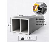 Divisor de Ambiente Brise WPC Laminado Cinza - 31042